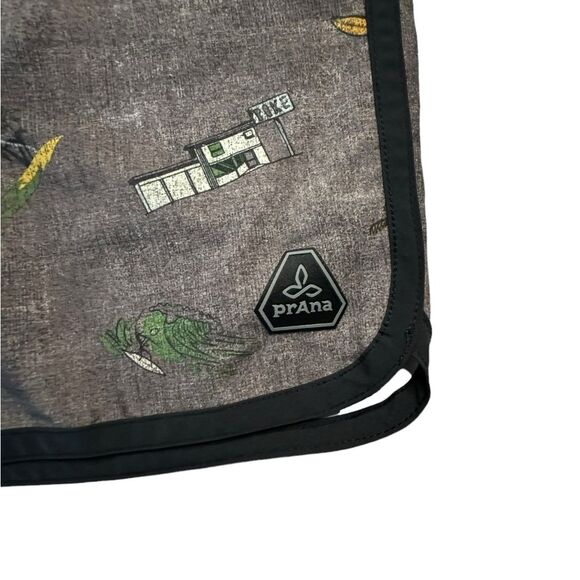 Prana Men's High Seas Boardshort Granite Big Island Shorts Swim Trunks Size 28 - Picture 3 of 10